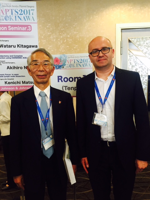 Профессор, д.м.н. Слепцов Илья Валерьевич на 2-ом конгрессе Азиатской ассоциации эндокринных хирургов, Окинава, Япония